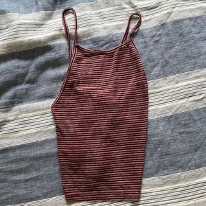 DONT ASK WHY Red striped top